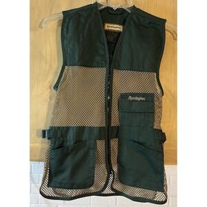 Vintage Green Remington 60-40 Full Zip Youth Hunting Vest Size Y